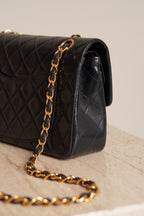 CHANEL CLASSIC SMALL DOUBLE FLAP | NAVY BLUE