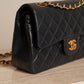 CHANEL CLASSIC SMALL DOUBLE FLAP | NAVY BLUE
