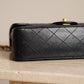 CHANEL CLASSIC SMALL DOUBLE FLAP | NAVY BLUE