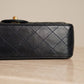 CHANEL CLASSIC SMALL DOUBLE FLAP | NAVY BLUE