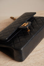 CHANEL CLASSIC SMALL DOUBLE FLAP | NAVY BLUE