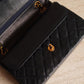 CHANEL CLASSIC SMALL DOUBLE FLAP | NAVY BLUE