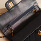 CHANEL CLASSIC SMALL DOUBLE FLAP | NAVY BLUE