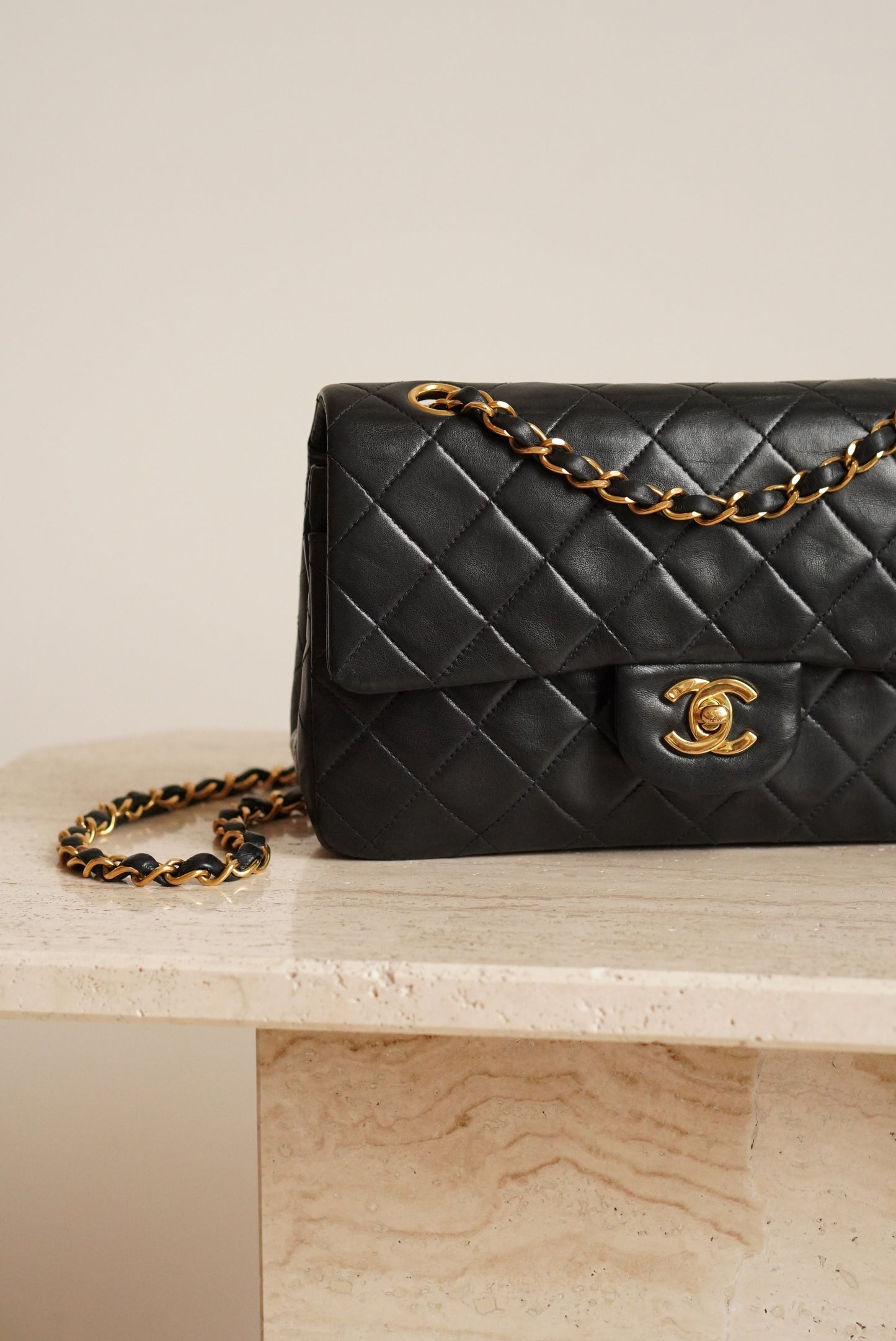 CHANEL CLASSIC SMALL DOUBLE FLAP | NAVY