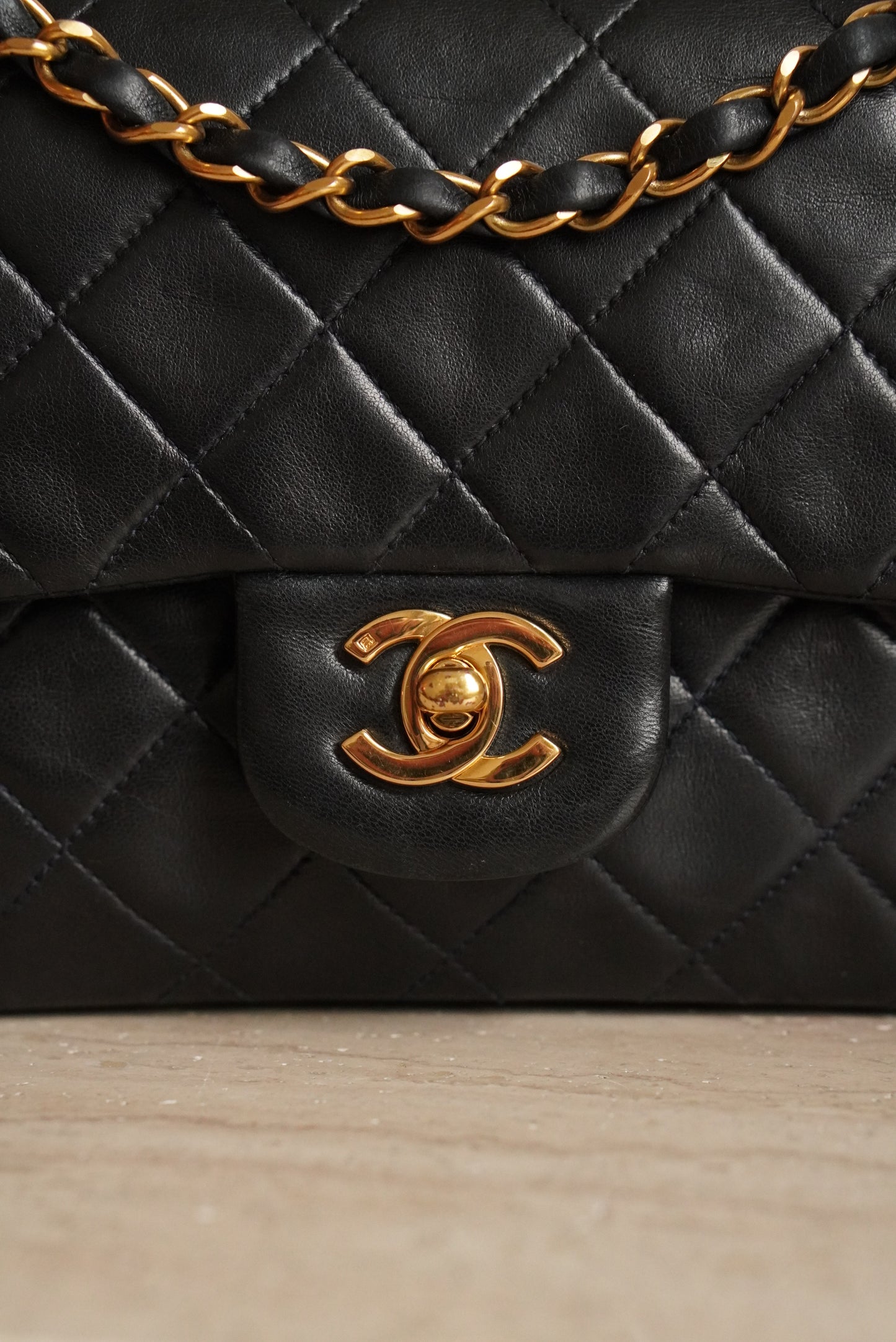 CHANEL CLASSIC SMALL DOUBLE FLAP | NAVY