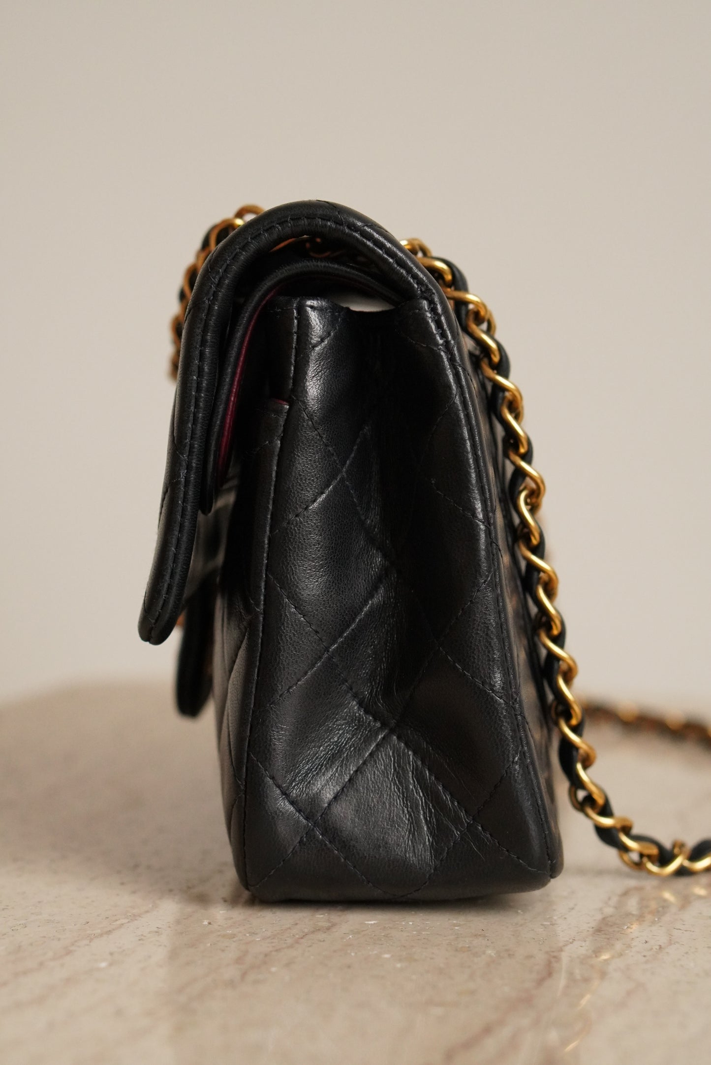 CHANEL CLASSIC SMALL DOUBLE FLAP | NAVY