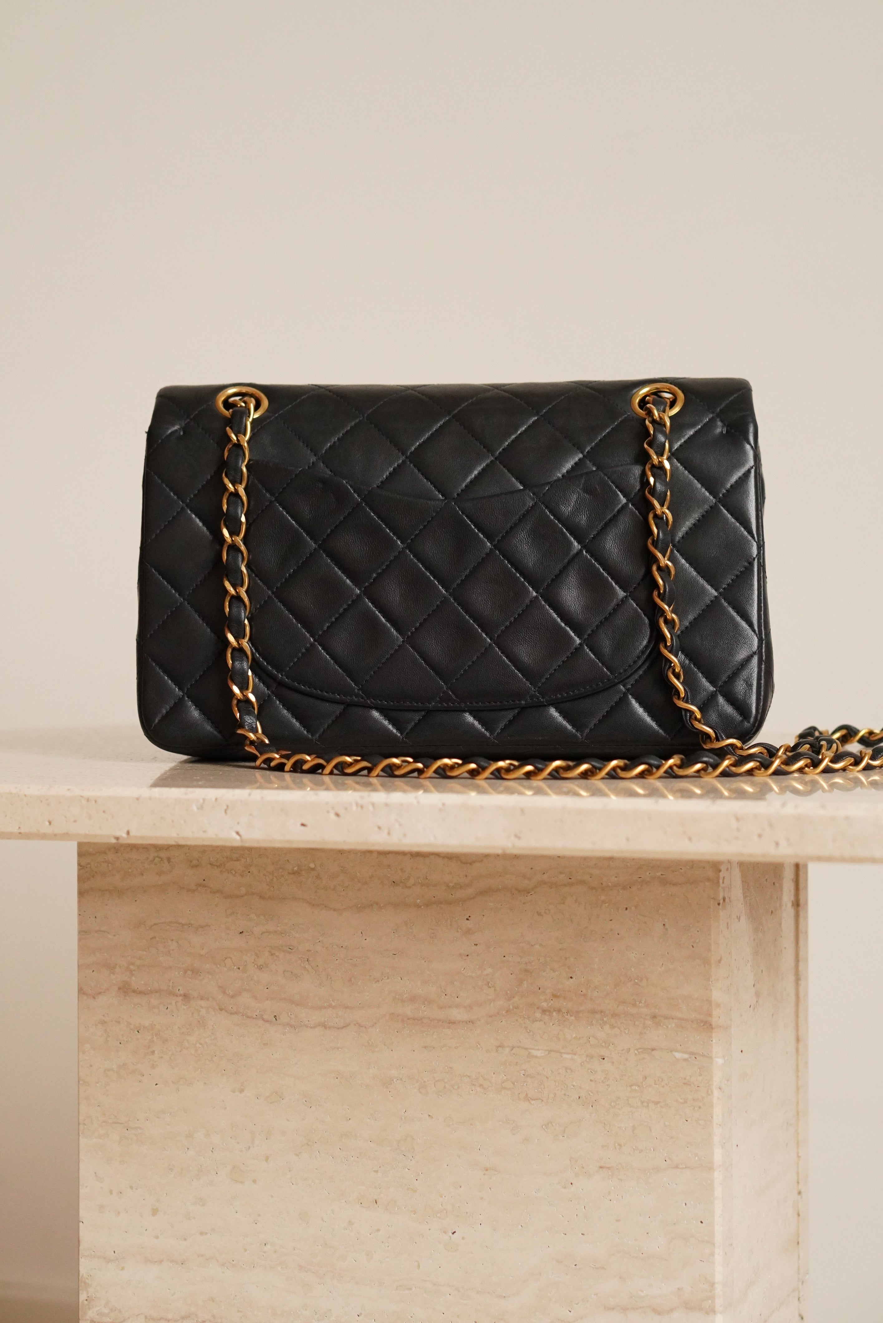 CHANEL CLASSIC SMALL DOUBLE FLAP | NAVY