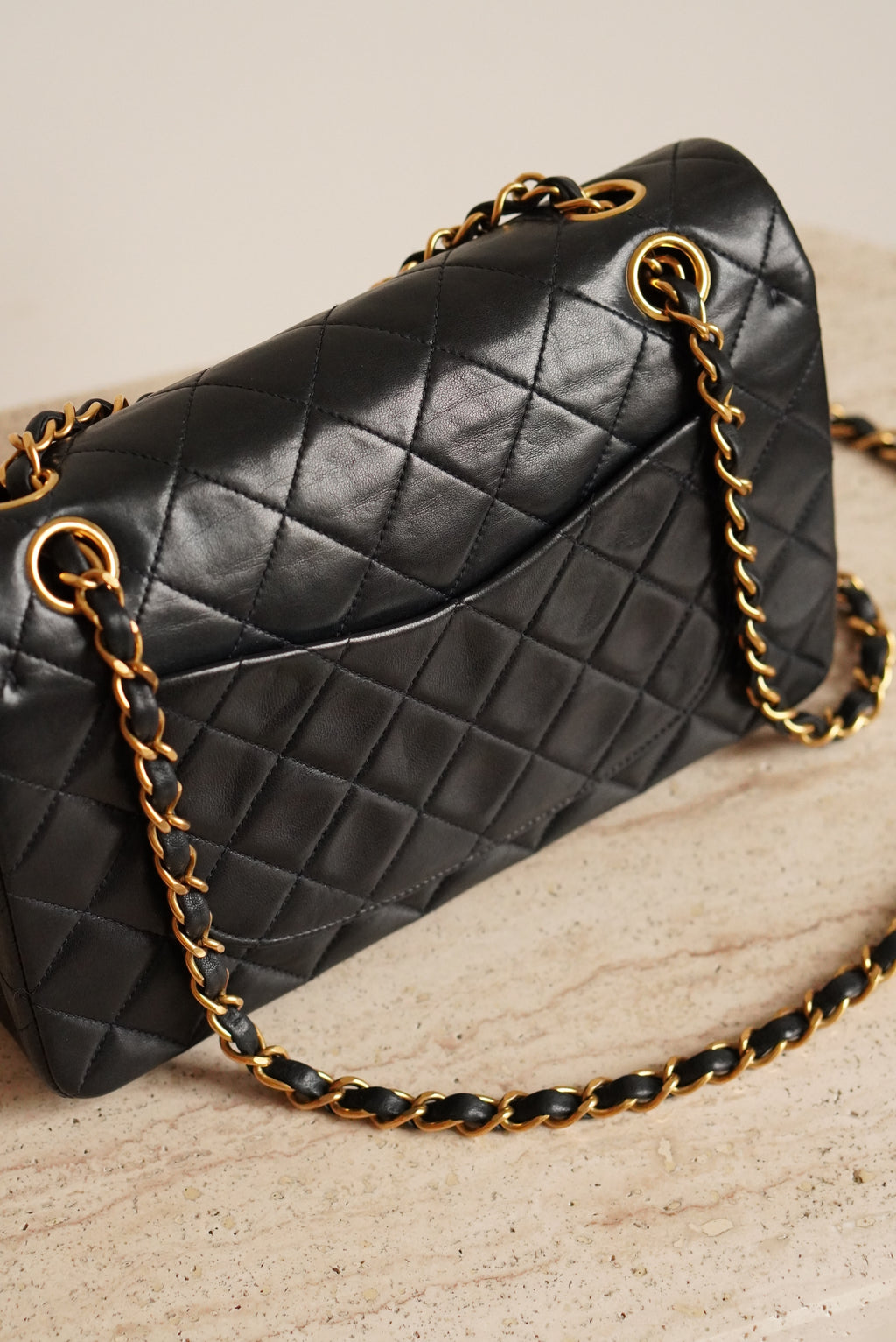 CHANEL CLASSIC SMALL DOUBLE FLAP | NAVY