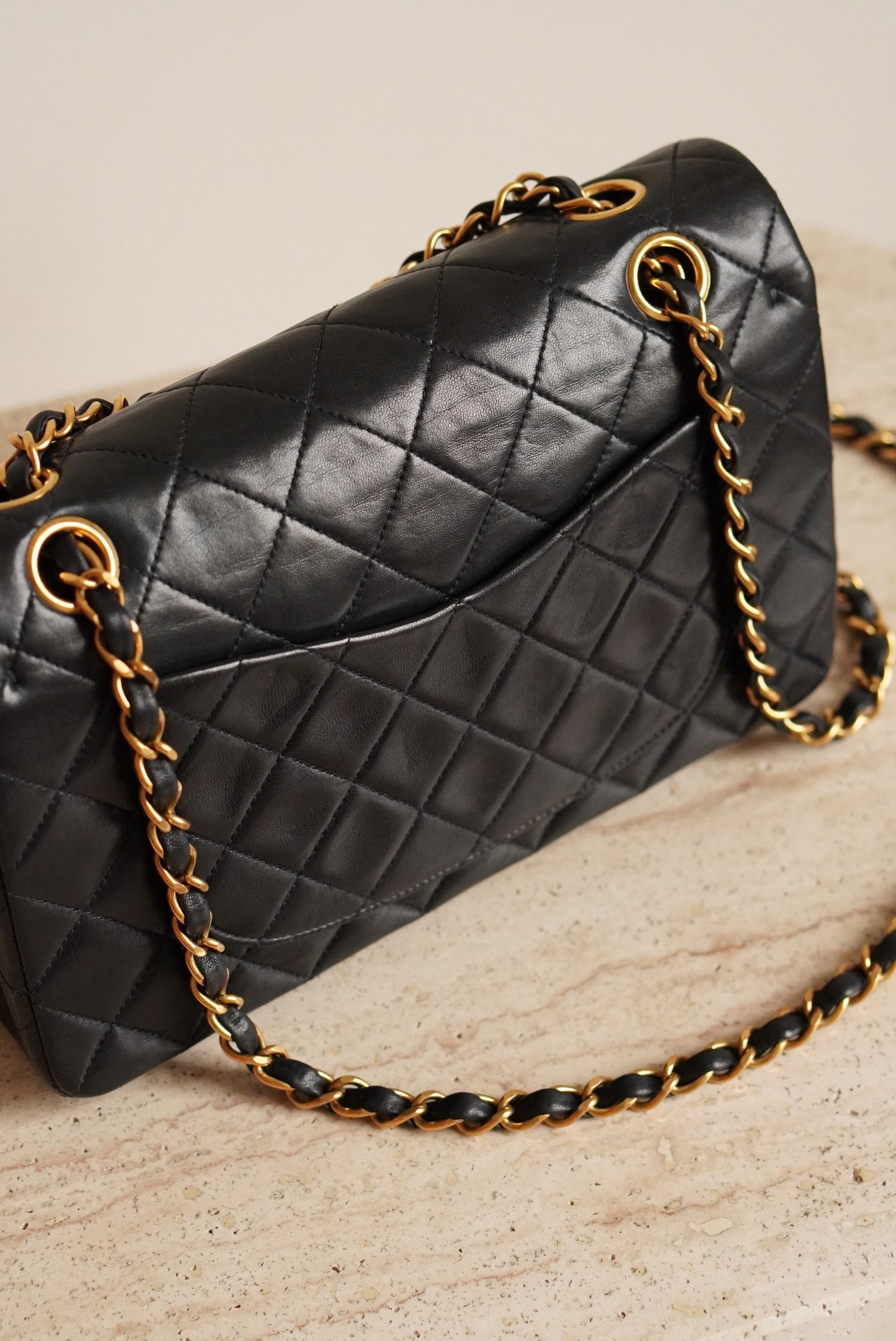 CHANEL CLASSIC SMALL DOUBLE FLAP | NAVY