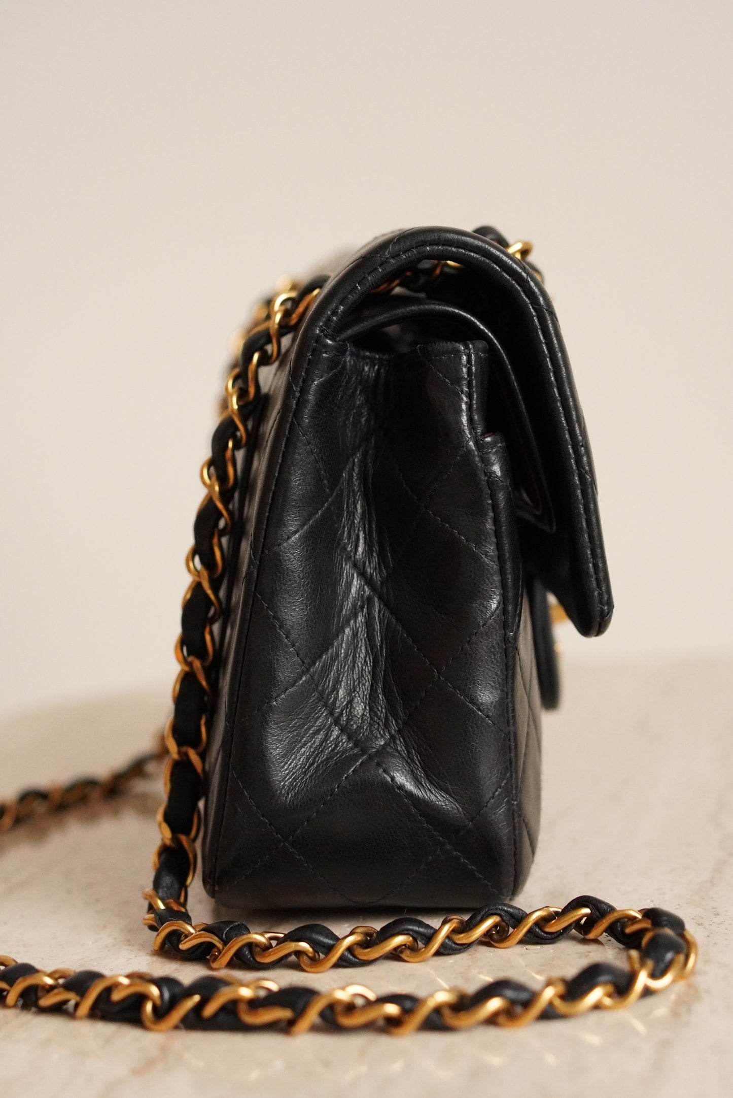 CHANEL CLASSIC SMALL DOUBLE FLAP | NAVY