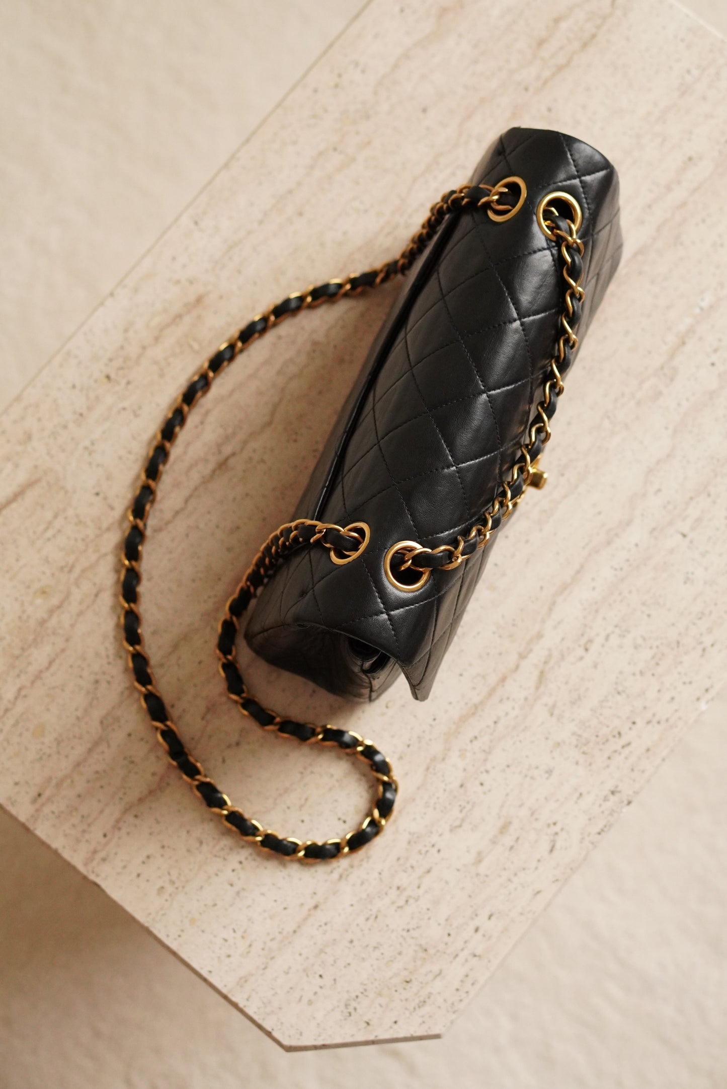 CHANEL CLASSIC SMALL DOUBLE FLAP | NAVY