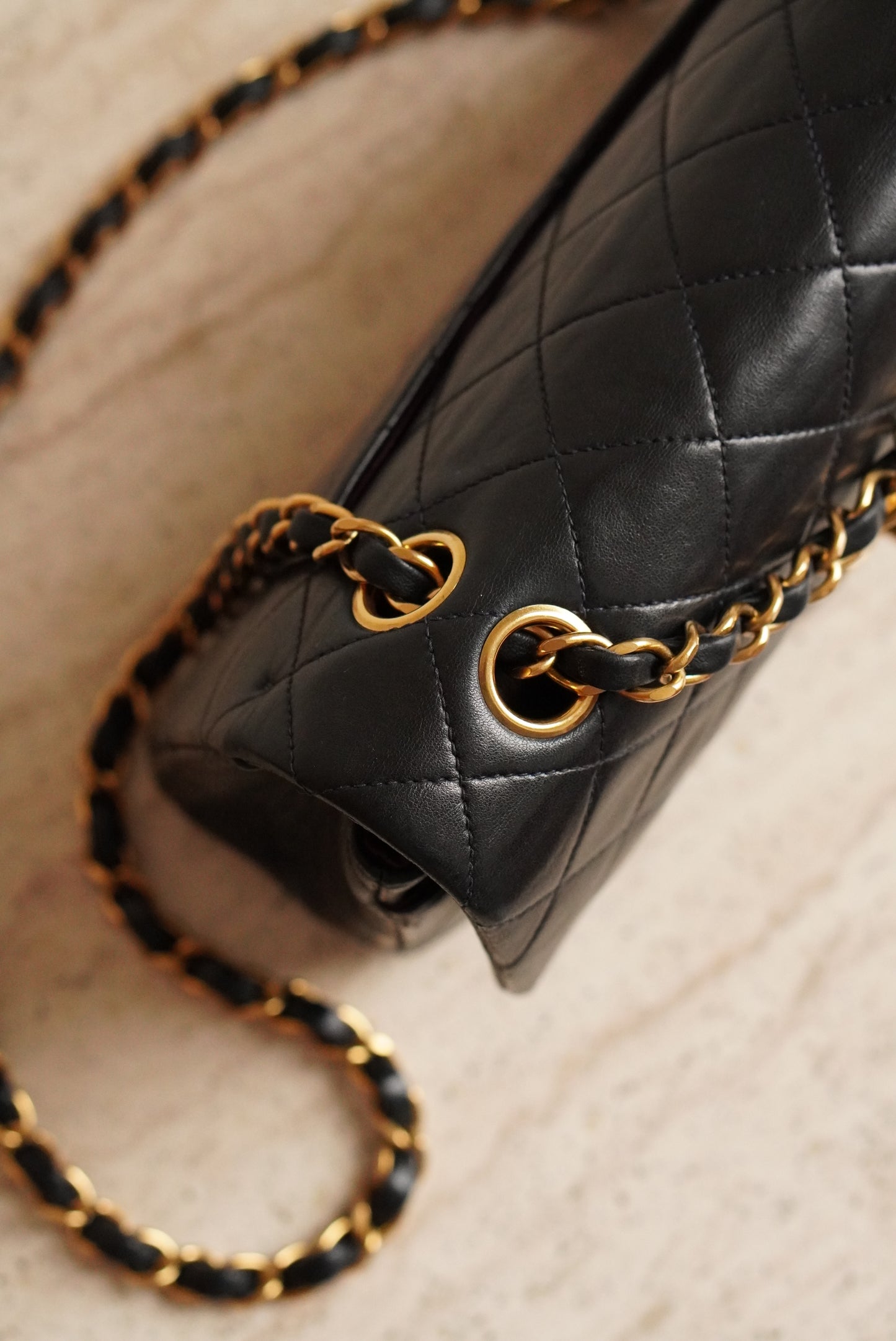 CHANEL CLASSIC SMALL DOUBLE FLAP | NAVY