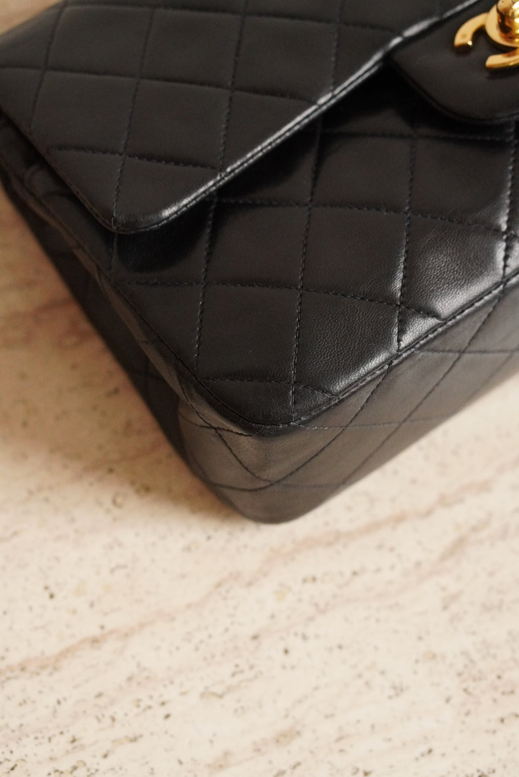 CHANEL CLASSIC SMALL DOUBLE FLAP | NAVY