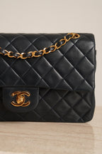 CHANEL CLASSIC SMALL DOUBLE FLAP | NAVY BLUE