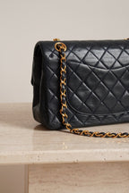 CHANEL CLASSIC SMALL DOUBLE FLAP | NAVY BLUE