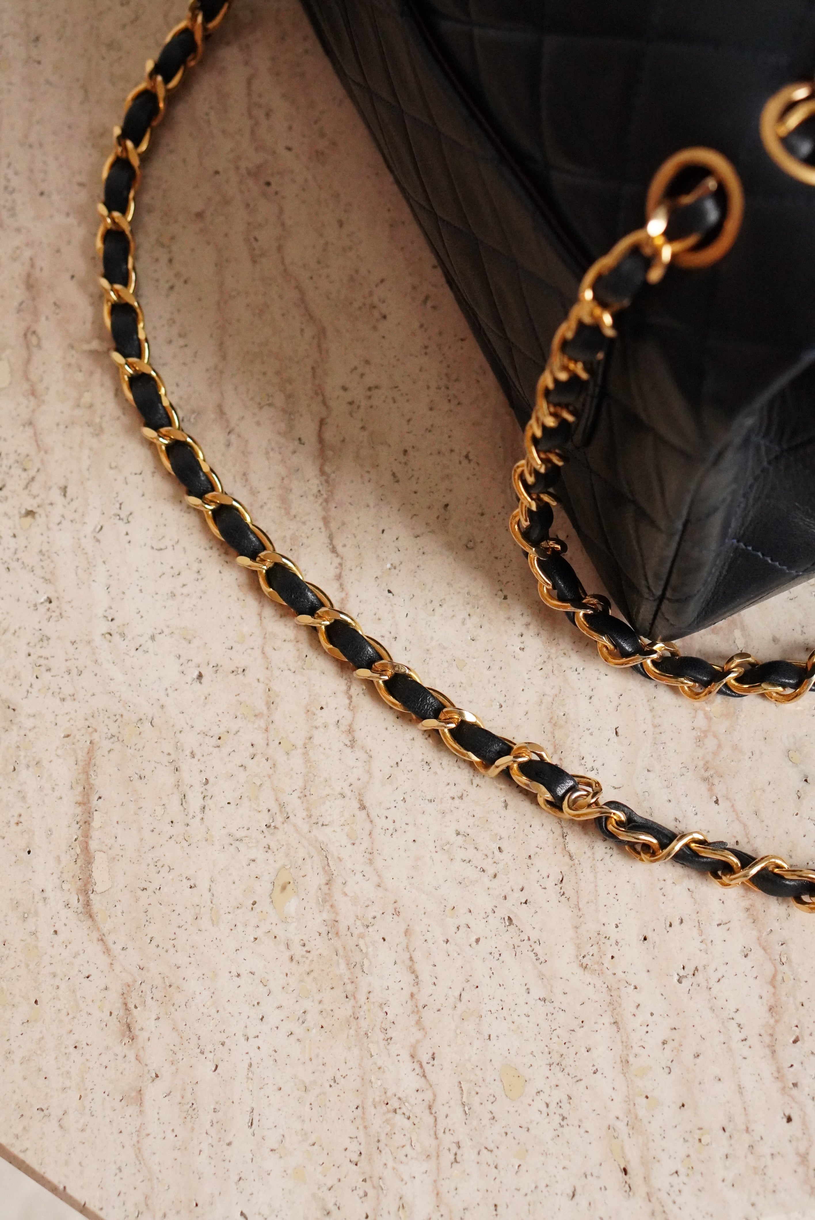 CHANEL CLASSIC SMALL DOUBLE FLAP | NAVY BLUE