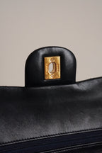 CHANEL CLASSIC SMALL DOUBLE FLAP | NAVY BLUE