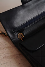 CHANEL CLASSIC SMALL DOUBLE FLAP | NAVY BLUE