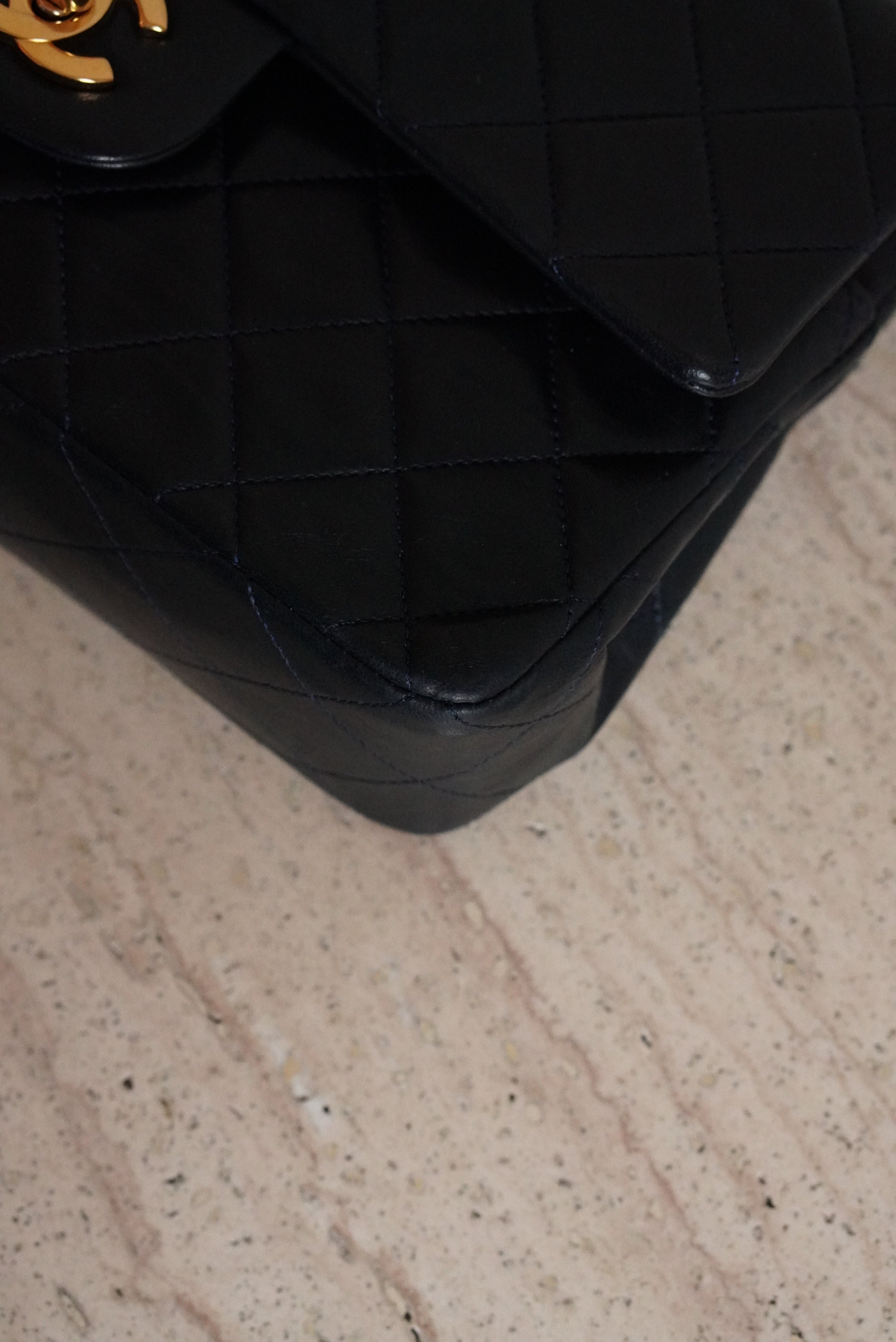 CHANEL CLASSIC SMALL DOUBLE FLAP | NAVY BLUE