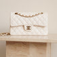 CHANEL CLASSIC SMALL DOUBLE FLAP | WHITE