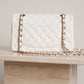 CHANEL CLASSIC SMALL DOUBLE FLAP | WHITE