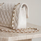 CHANEL CLASSIC SMALL DOUBLE FLAP | WHITE
