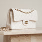 CHANEL CLASSIC SMALL DOUBLE FLAP | WHITE