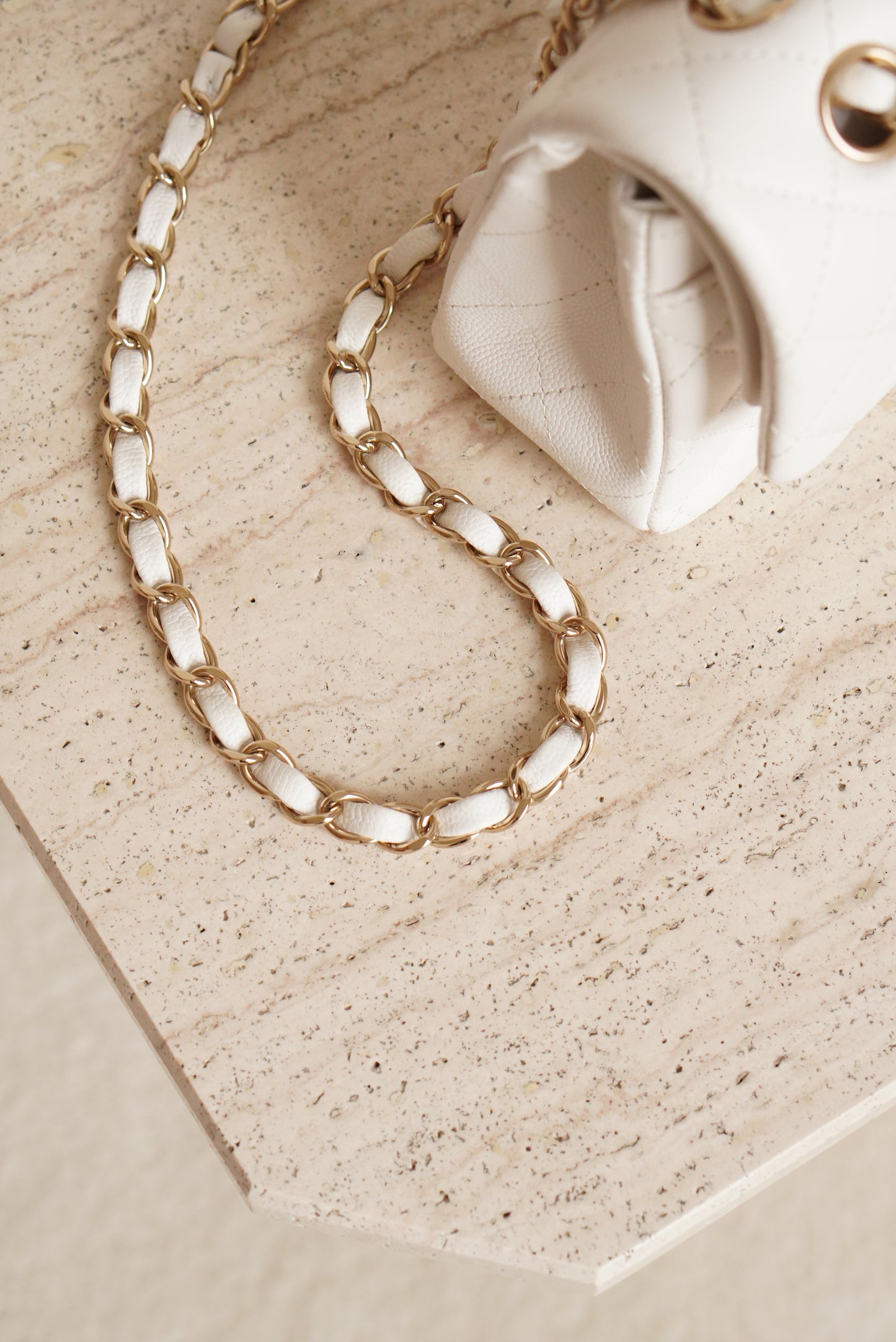 CHANEL CLASSIC SMALL DOUBLE FLAP | WHITE