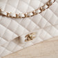 CHANEL CLASSIC SMALL DOUBLE FLAP | WHITE