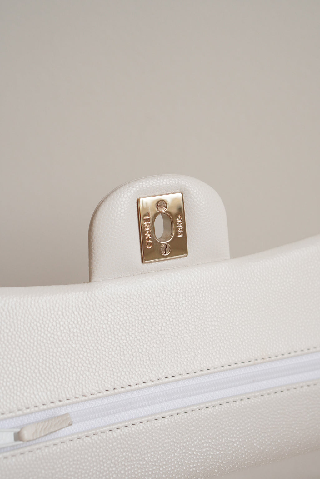 CHANEL CLASSIC SMALL DOUBLE FLAP | WHITE
