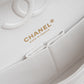 CHANEL CLASSIC SMALL DOUBLE FLAP | WHITE