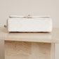CHANEL CLASSIC SMALL DOUBLE FLAP | WHITE