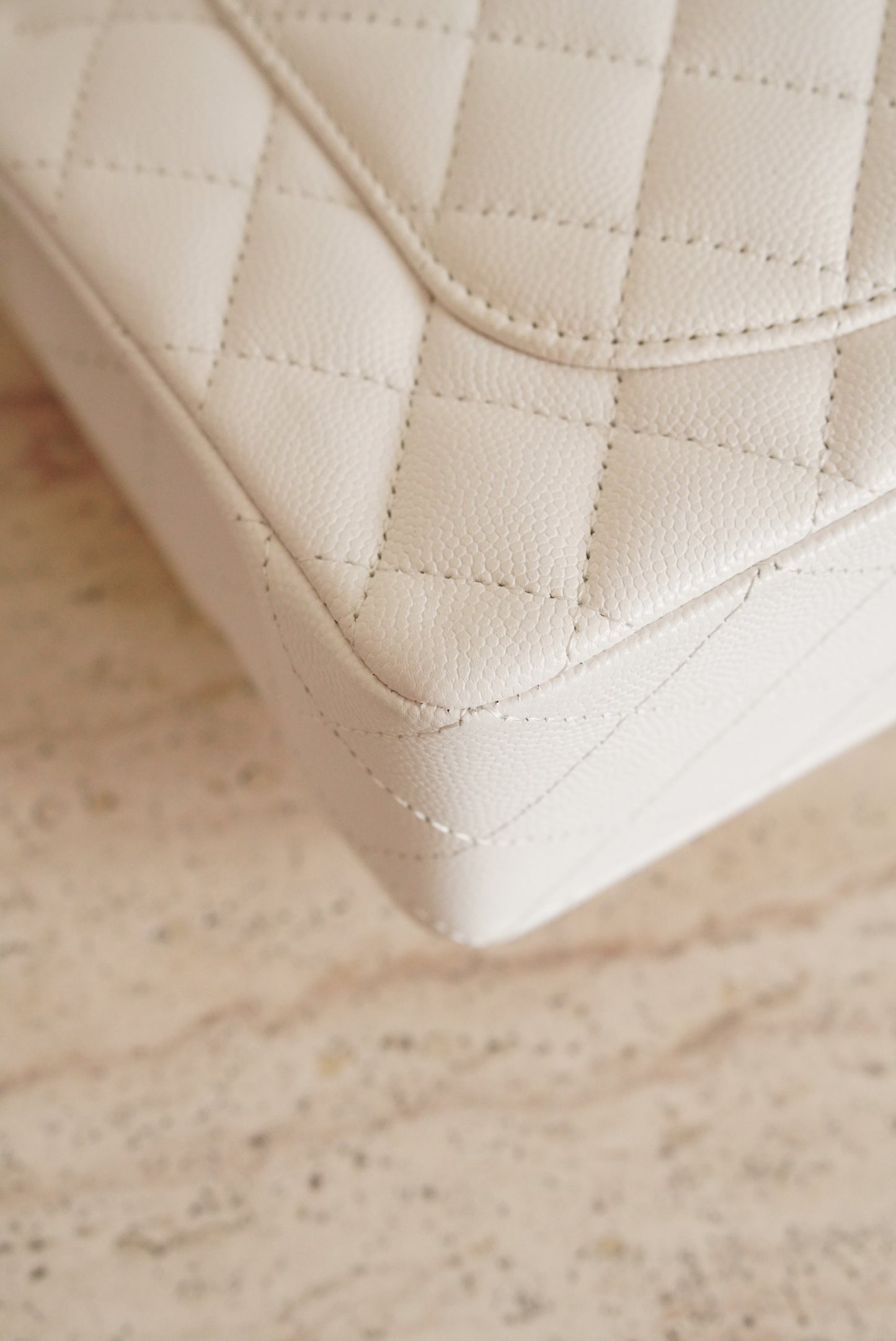 CHANEL CLASSIC SMALL DOUBLE FLAP | WHITE