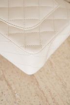 CHANEL CLASSIC SMALL DOUBLE FLAP | WHITE