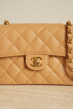 CHANEL CLASSIC MINI SQUARE | BEIGE