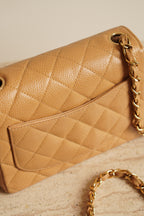 CHANEL CLASSIC MINI SQUARE | BEIGE