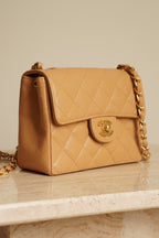 CHANEL CLASSIC MINI SQUARE | BEIGE