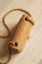 CHANEL CLASSIC MINI SQUARE | BEIGE