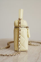 CHANEL CLASSIC 26S VANITY WITH CHAIN | LIGHT YELLOW