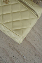 CHANEL CLASSIC 26S VANITY WITH CHAIN | LIGHT YELLOW