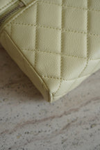 CHANEL CLASSIC 26S VANITY WITH CHAIN | LIGHT YELLOW