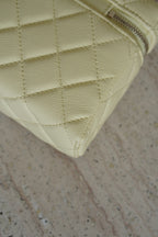 CHANEL CLASSIC 26S VANITY WITH CHAIN | LIGHT YELLOW