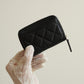 CHANEL CLASSIC ZIPPED COIN PURSE | BLACK