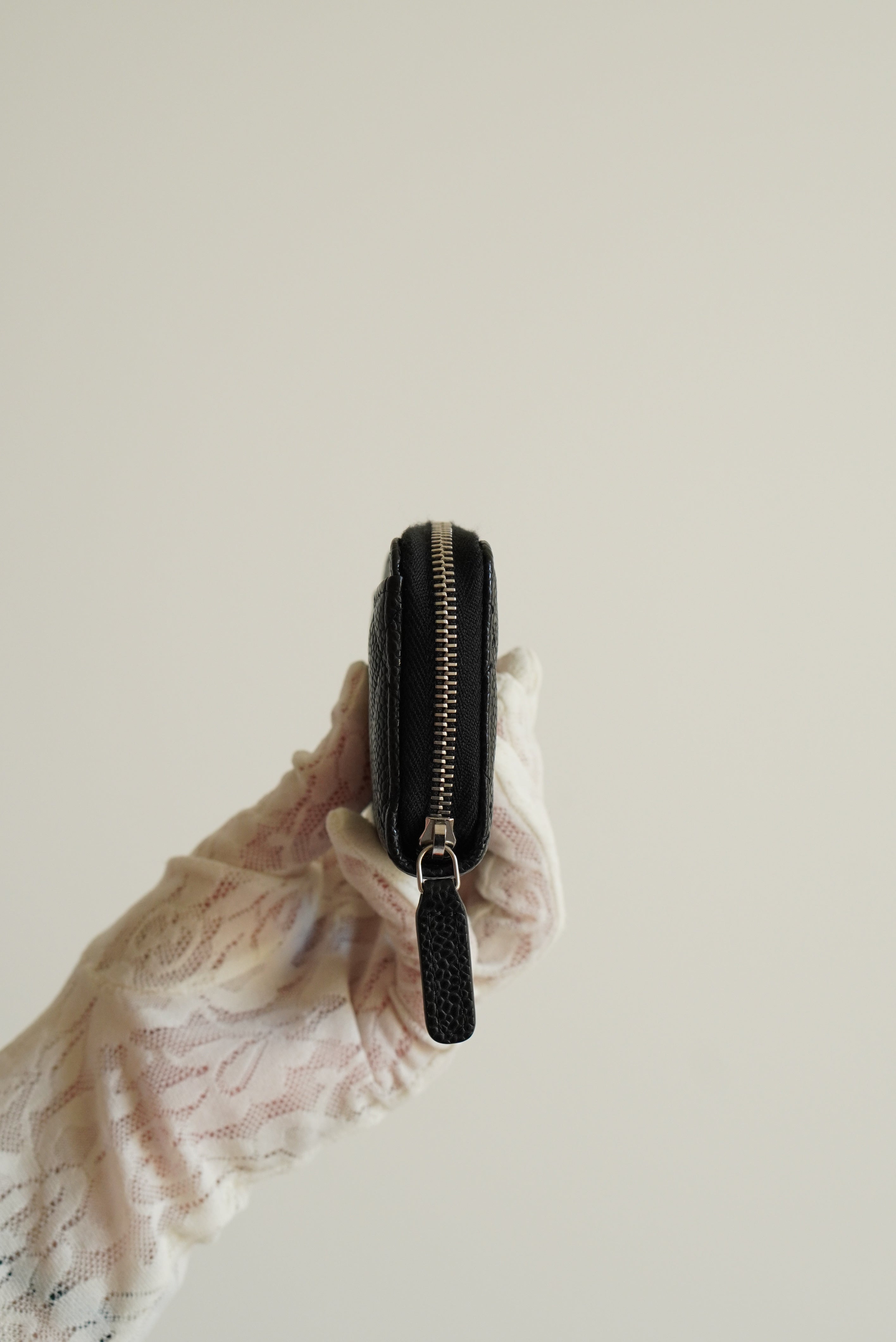 CHANEL CLASSIC ZIPPED COIN PURSE | BLACK