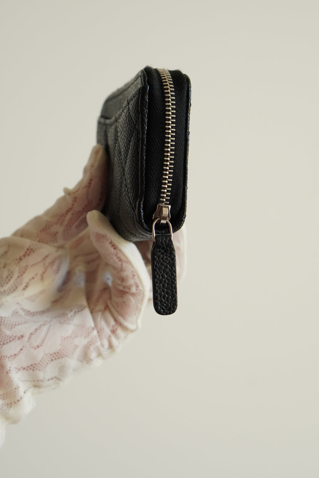 CHANEL CLASSIC ZIPPED COIN PURSE | BLACK