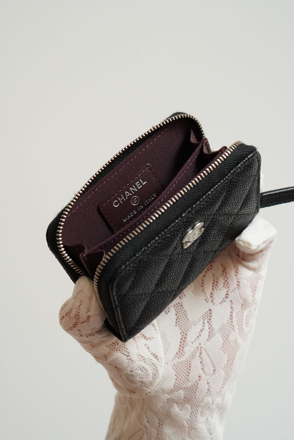 CHANEL CLASSIC ZIPPED COIN PURSE | BLACK