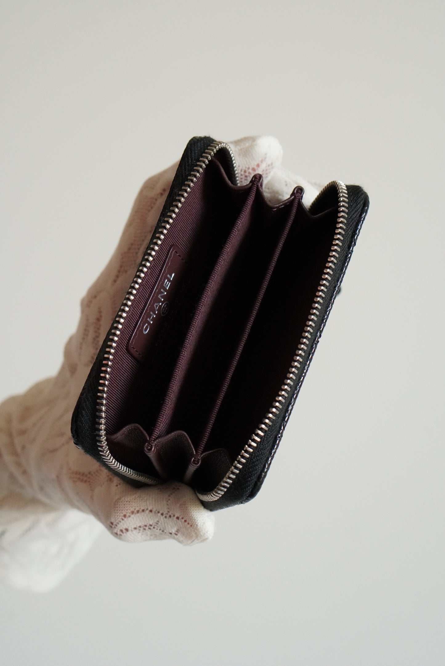 CHANEL CLASSIC ZIPPED COIN PURSE | BLACK