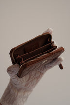 CHANEL CLASSIC ZIPPED COIN PURSE | BROWN