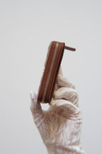 CHANEL CLASSIC ZIPPED COIN PURSE | BROWN