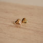 CHANEL EARRINGS HEARTS A24 P